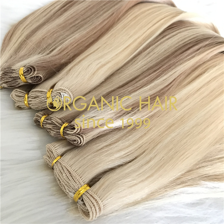 Cuticle aligned hand tied extension H203